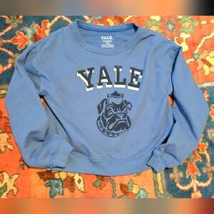 Yale University Bulldogs Official Powder Blue Kids Sz 10-12 Sweatshirt EUC